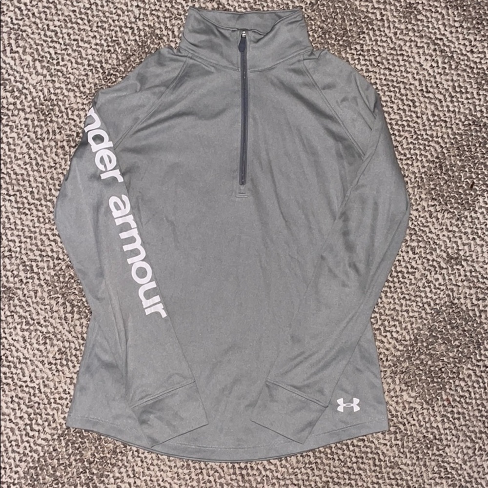 Youth large under armour quarter zip jacket